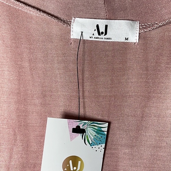 Amelia James tie dye belted vest/robe size Medium - Picture 4 of 9